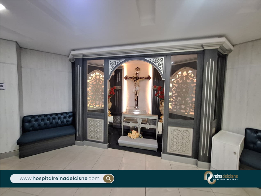 Imagen: Capilla en Torre1 en el Hospital General Reina del Cisne